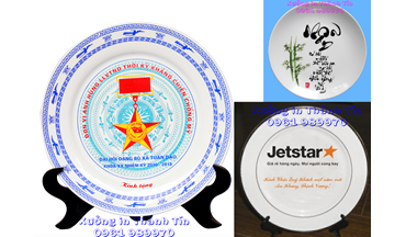 In Dĩa Sứ Ảo, In Logo Lên Dĩa Sứ Ảo