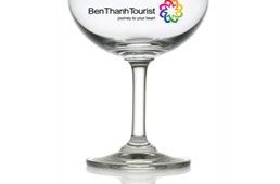 In Logo Lên Ly Rượu Thủy Tinh