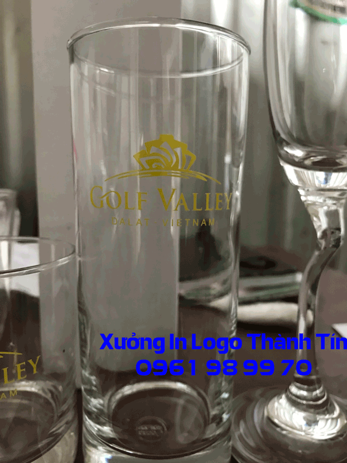 In Logo Lên Ly Rượu Vang, In Nhà Hàng Lên Ly