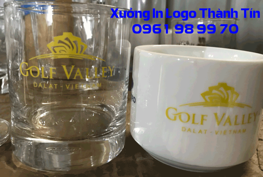 In Logo Lên Ly Tách Dùng Cho Nhà Hàng, Khách Sạn