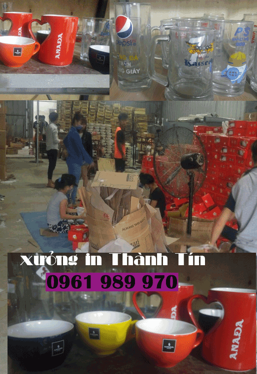 In Nung Logo Lên Ly Sứ, In Nung Gốm Sứ