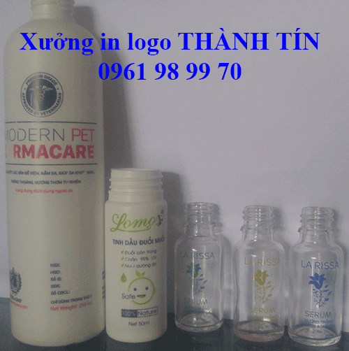 In Chai Nước Hoa, In Logo Lên Chai Tinh Dầu