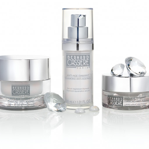 In lụa trên hũ đựng mỹ phẩm bằng thủy tinh