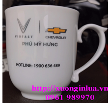 In Logo Lên Ly Sứ Không Bong Tróc
