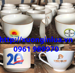 In Logo Lên Tách Sứ, In Logo Lên Tách Coffee Capuchino